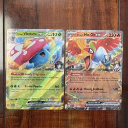 Pokemon Erika’s Vileplume EX 3/217 & Ethan’s Ho-Oh 26/217 Ascended Heroes NM/M