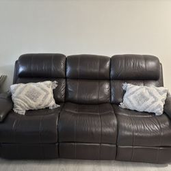 Leather Sofa 