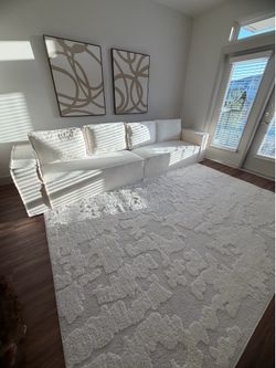 Chenille cloud couch