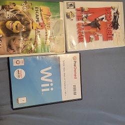 3 Wii Games 