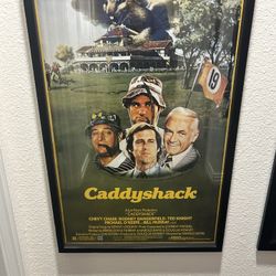 Chevy Chase Signed And Autographed Caddyshack 24x36 Framed Poster