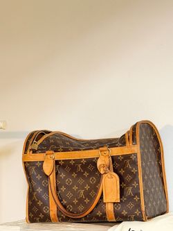 Vintage Louis Vuitton pet carrier