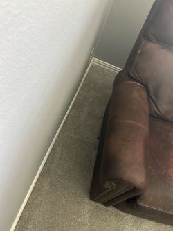 Texas Leather Interiors Power Reclining Sofa & Chair – $3,500