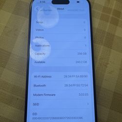 iPhone 15 Pro 256gb Unlocked 