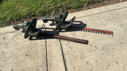 Hedge trimmers sold as a set