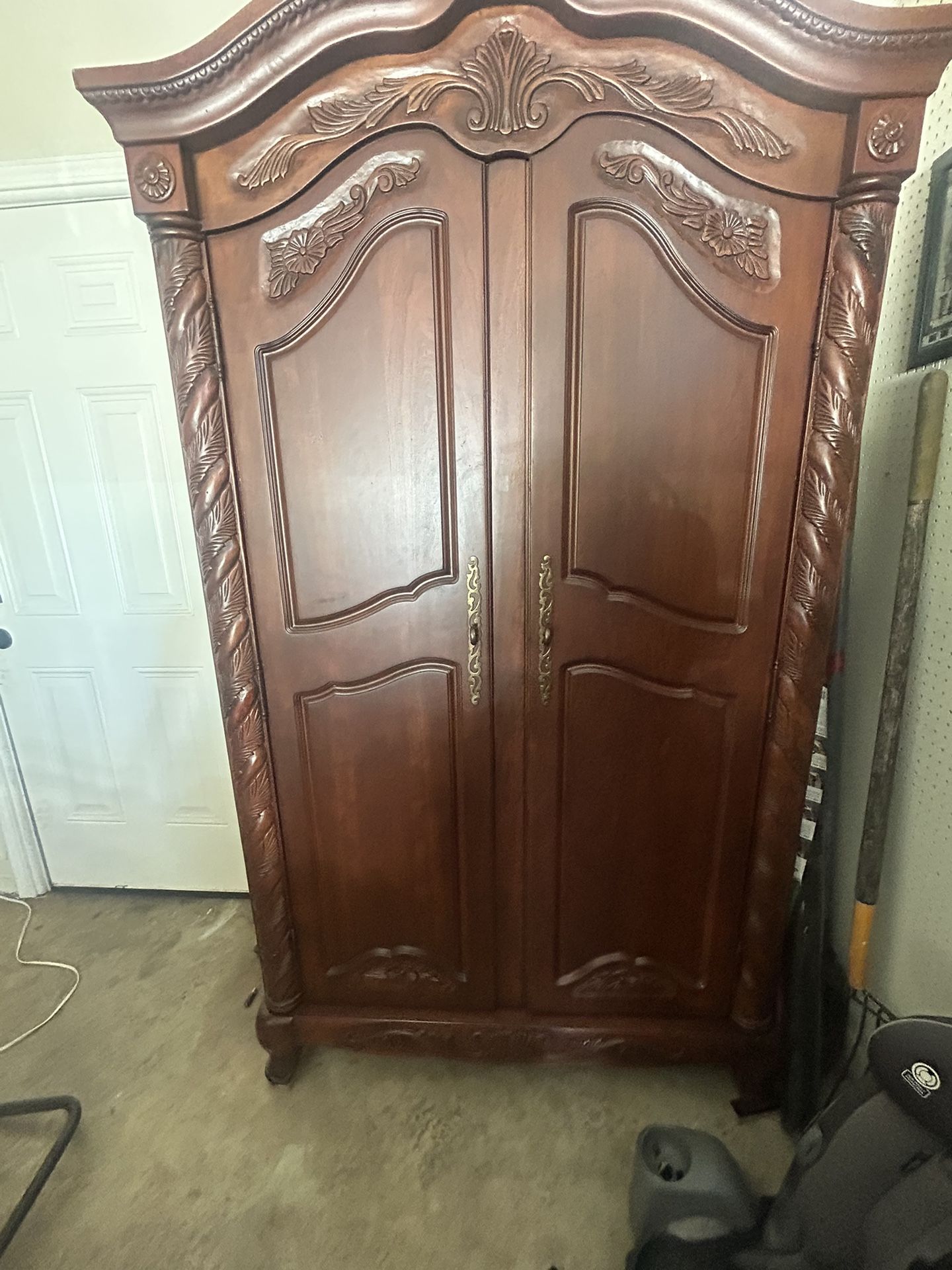 Solid Wood Wardrobe 