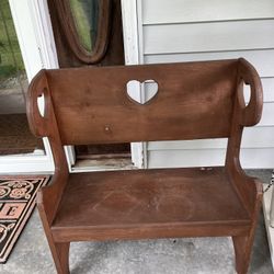 Small Wooden Bench