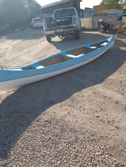 17 Foot Canoe Fiberglass And Gel Coat