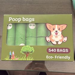 New dog poop bags - 540 count eco-friendly