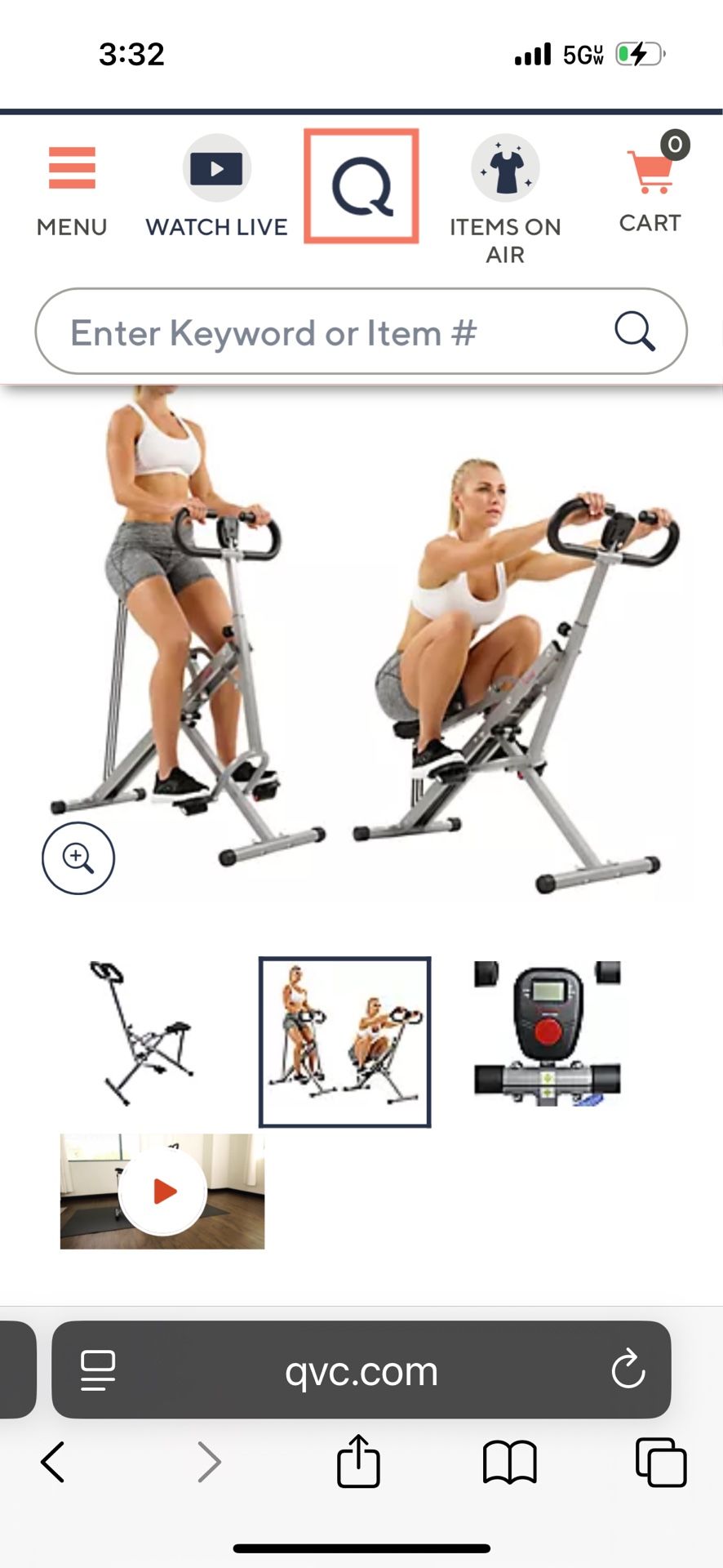 Sunny Health & Fitness Upright Row-N-Rider Exerciser