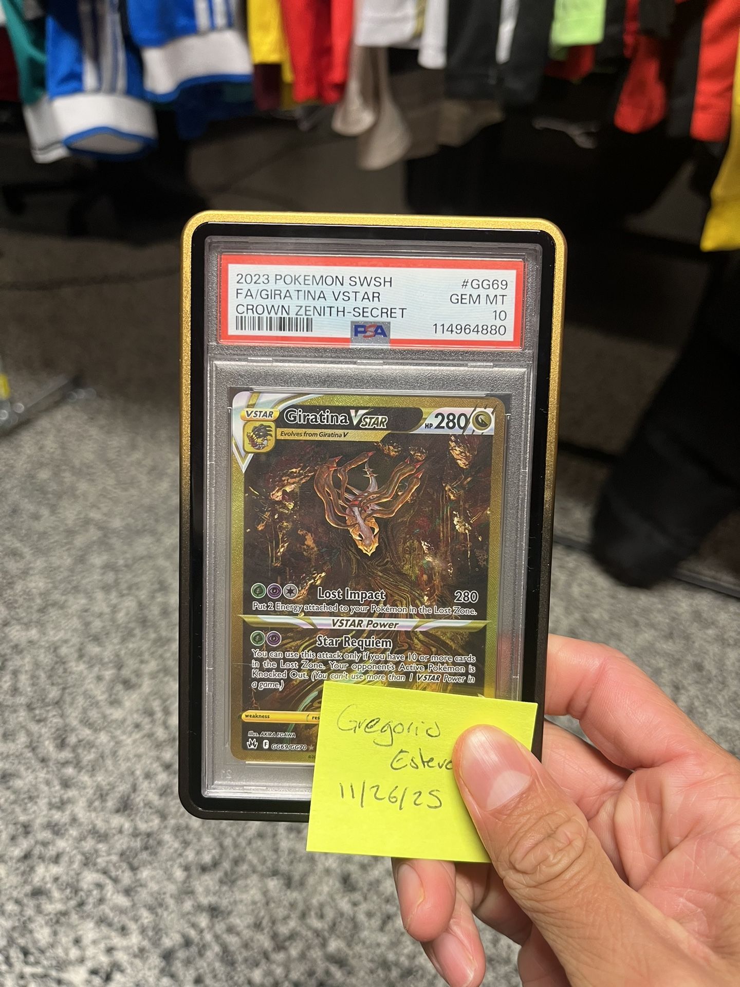 Pokémon Giratina Crown Zenith PSA 10