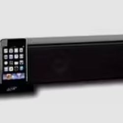 Audio Bar Speaker AM/FM Radio W iPod Dock