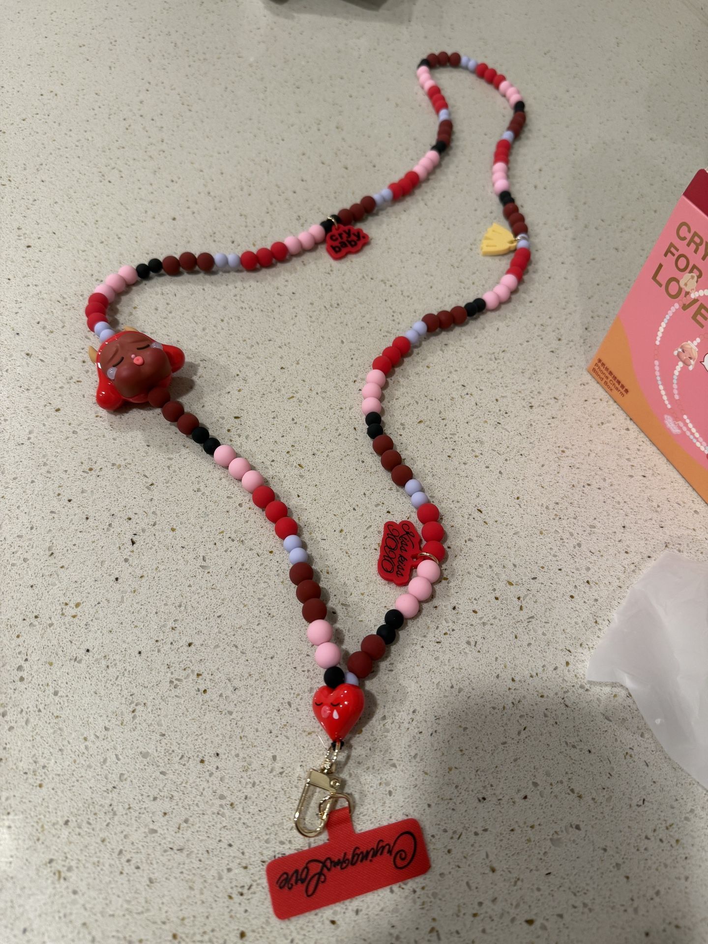 Crybaby Crying For Love Phone Charm
