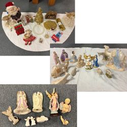 Christmas Holiday Decoration Collection Lot