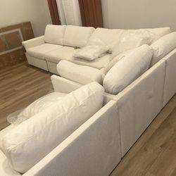 Brand New 6-Pc Machine-Washable Sectional – $1,200 (Firm)