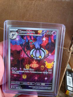 Pokemon 30th Celebration Chandelure Illustration Rare 137/128