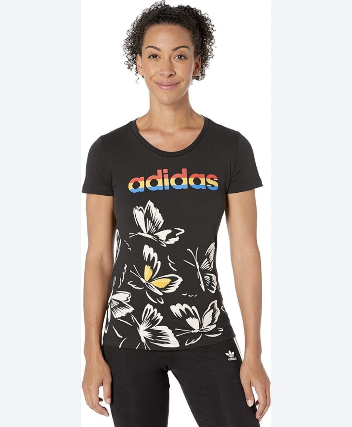 Women’s Adidas Farm Rio Butterfly Print T-Shirt XL
