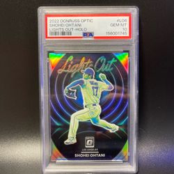 2022 Panini Donruss Optic - Lights Out Shohei Ohtani #LO-6 Holo Prizm