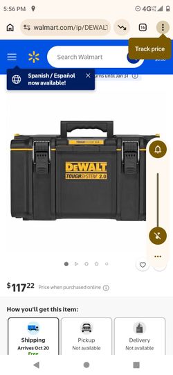 DeWalt pack out kit or individual boxes