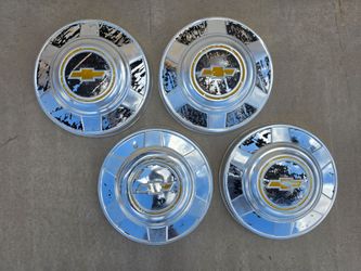 OEM 1973 to 1987 Chevrolet 3/4 & 1 ton Truck 12" Hubcap Center Cap Set 4
