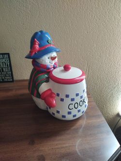 Snowman Cookie Jar