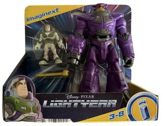 Imaginext Disney Pixar Lightyear: Battle Blast Zurg with Buzz Figure New