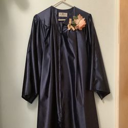 Navy Blue Graduation Gown