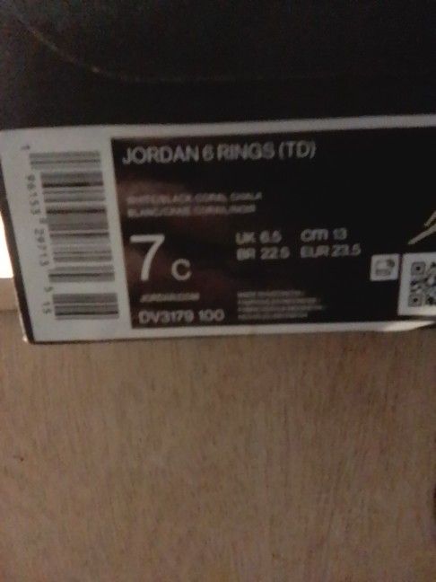 Jordan Rings 7C13$ Good Fair Condition 