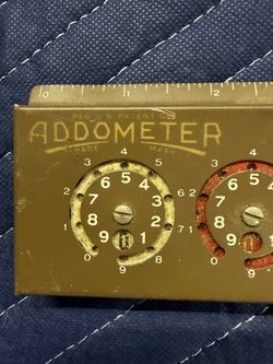 Vintage Addometer Mechanical Adding Calculator