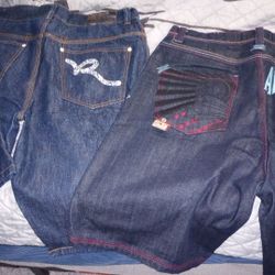Rocawear And Akademiks Size 38 Long Shorts
