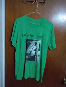O'Duffys Lament Green Graphic T-Shirt.  Men's Medium
