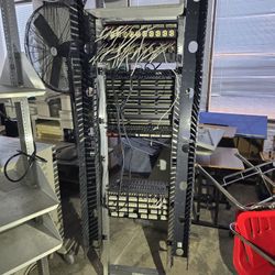 Floor Mount 2 Post Rack 