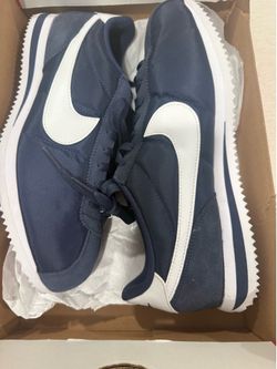 Men navy blue Nike Cortez size 10 New
