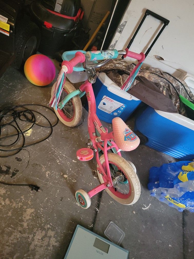 Paw Patrol Bike With Training Wheels