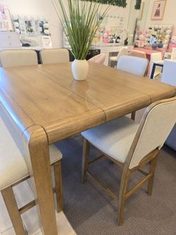 Solid wood table set last one clearance