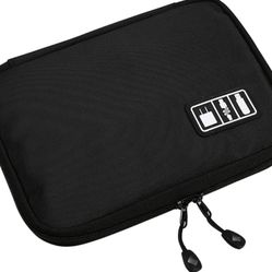 Black Electronics Organizer Case