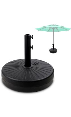 Outdoor Umbrella Base Stand, Water/Sand Filled Patio Umbrella Stand