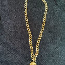 14k Gold Necklace And Pendant