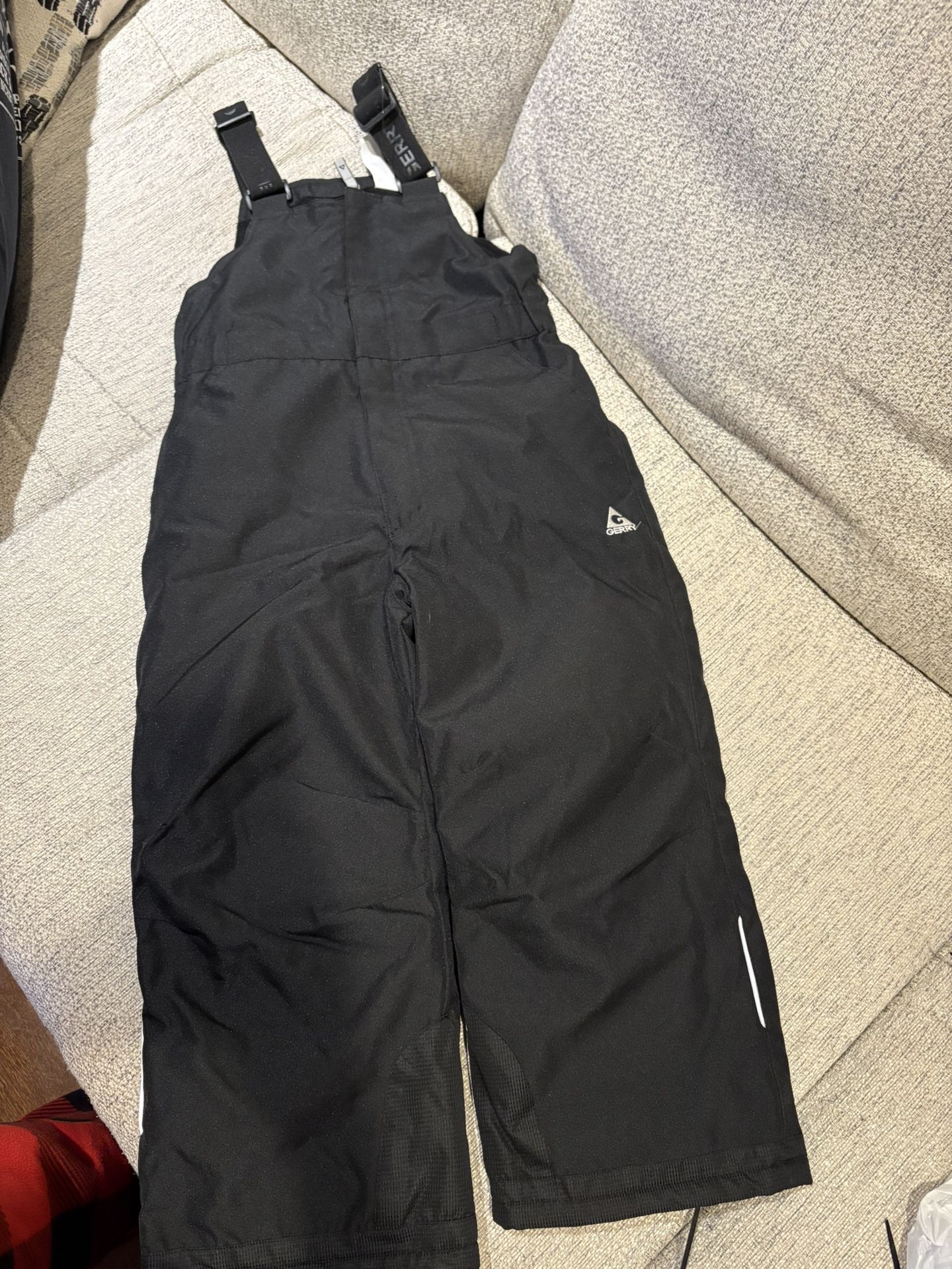 Kids Black Snow Bib Size 5