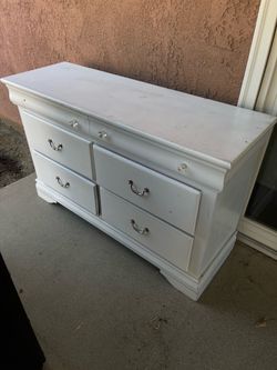 White dresser