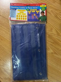 Counting Caddie and Place Value Pocket Chart by Scholastic. New