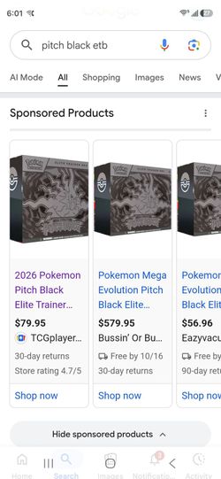 Pitch black etb