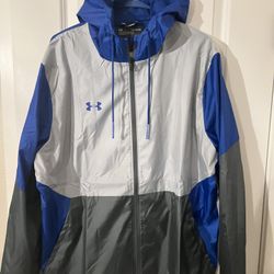 Under Armour Men's Midnight Navy UA Legacy Team Windbreaker  1359386 