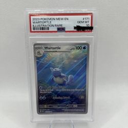 Wartortle 171 Illustration Rare PSA 10 - Pokemon