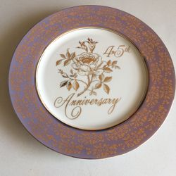 The 45 th Anniversary Plate for sale