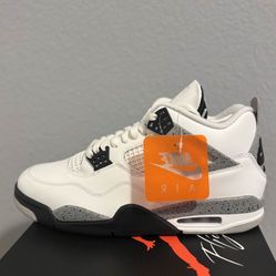 Jordan 4 White Cement 2025 EA 100% Authentic Sz 12.5