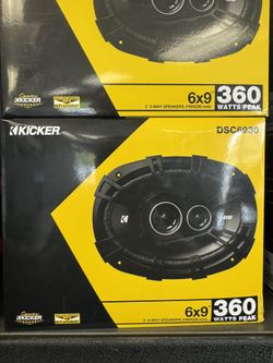 Kicker Speakers 6x9