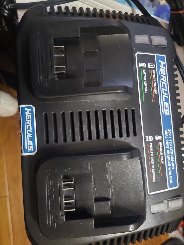 Hercules 20v Dual Charger