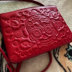 Loungefly Red Skull Purse Coin Purse 