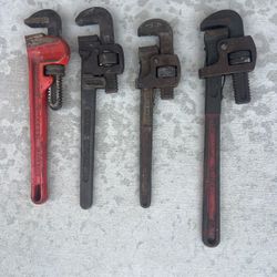 Pipe Wrenches Proto, Stillson, Craftsman